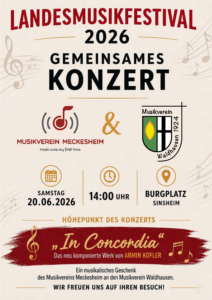 Plakat Landesmusikfestival